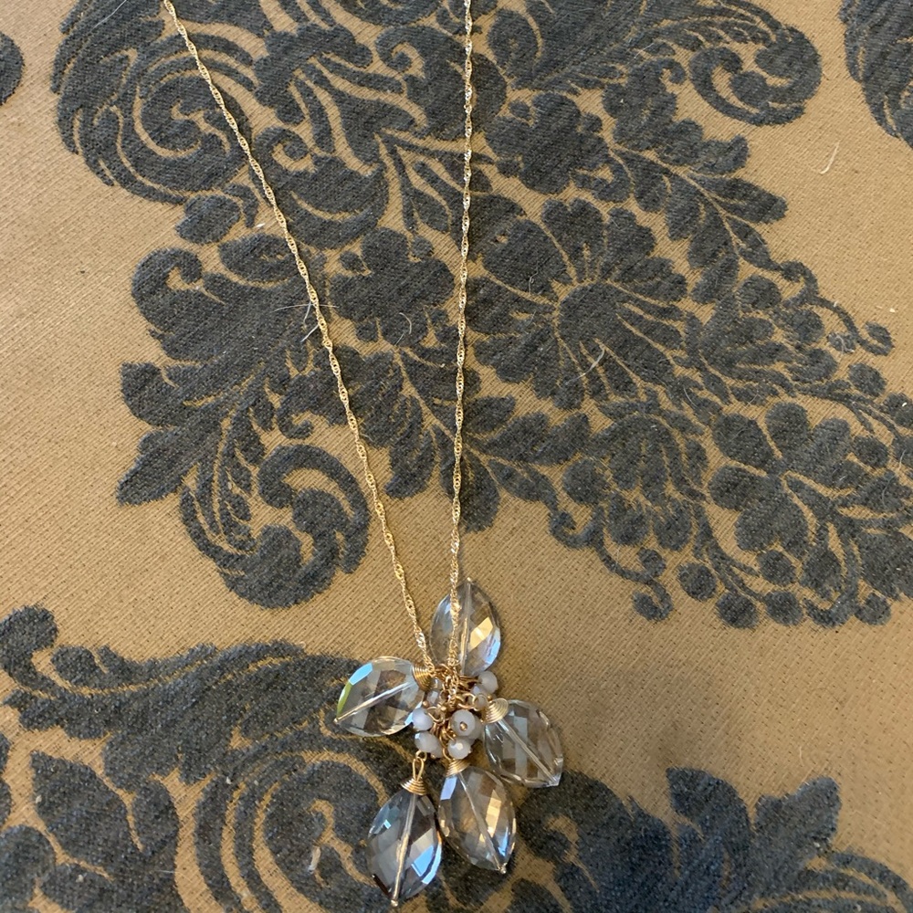Long statement necklace